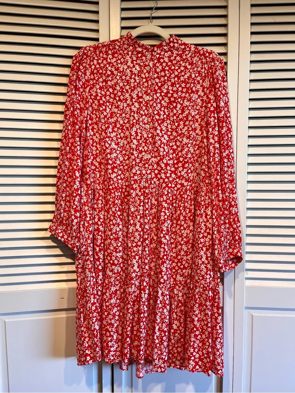 J. Crew vibrant red